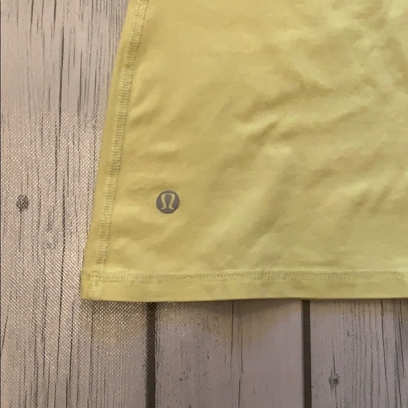 Lululemon Yellow Activewear Tank Top - Picture 3 of 4
